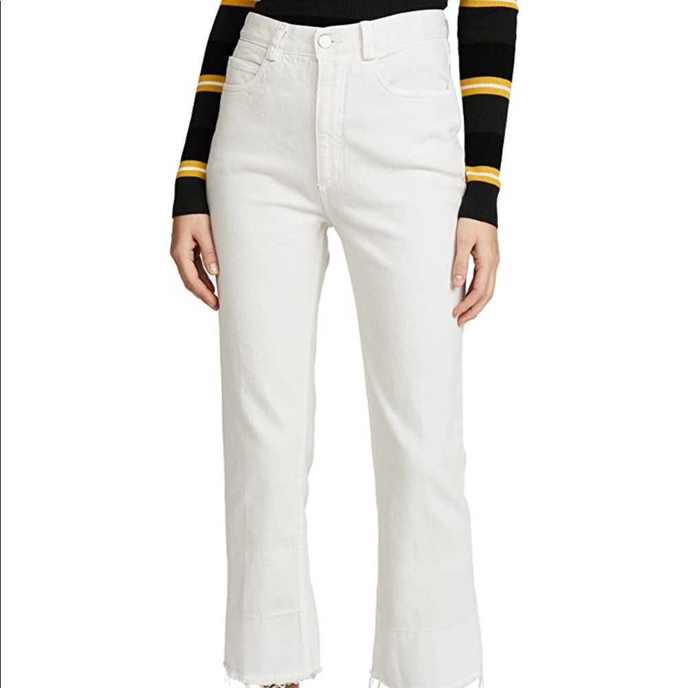 Rachel comey slim legion jean “dirty white” size 6